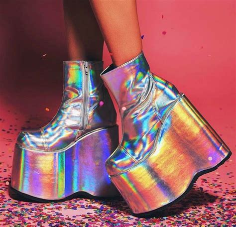 crazy platform shoes.